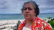 Moana Paea's livliehood was destroyed by the Tongan Tsunami