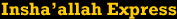 Insha'allah Express homepage